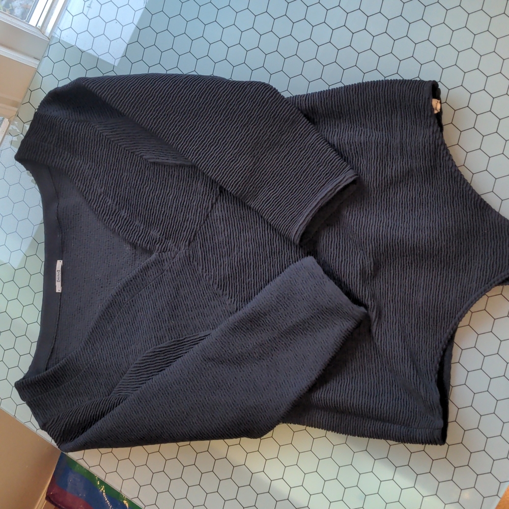Black Wolford textured bodysuit